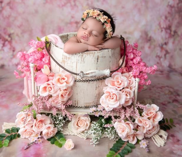 Newborn baby photoshoot 